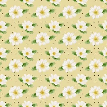 Cherry blossom pattern design for textile and packaging applications Stock Illustration