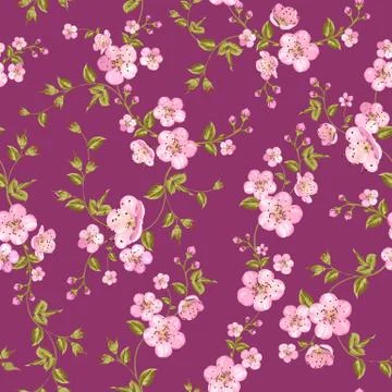 Cherry blossom pattern イラスト素材