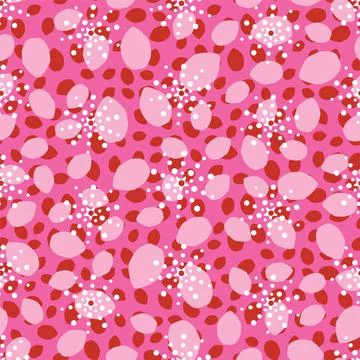 Cherry Blossom Petals Seamless Pattern Stock Illustration