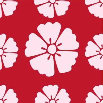 Cherry blossom sakura seamless pattern background 스톡 일러스트