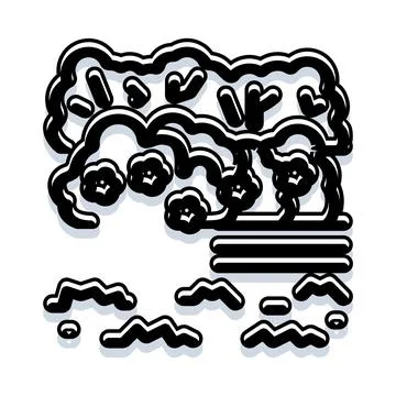Cherry blossom tree in full bloom minimalistic artwork 스톡 일러스트