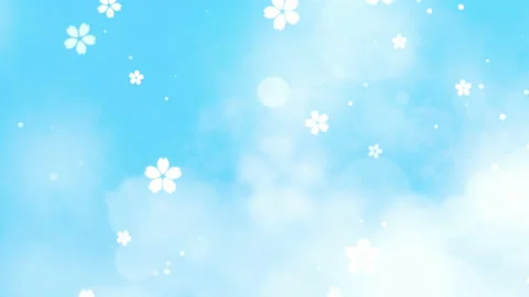 Cherry blossoms dance on a glittering background. 스톡 동영상 150474936