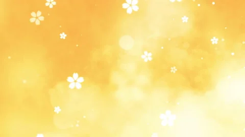 Cherry blossoms dance on a glittering background. Stock Footage 150498920