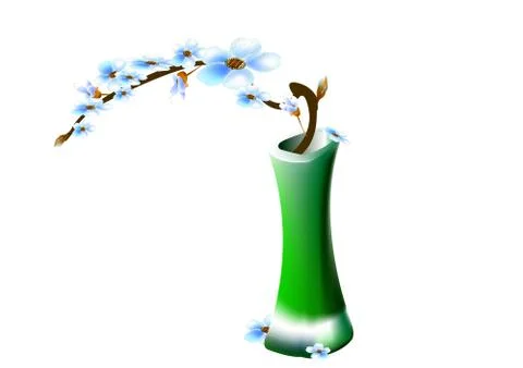 Cherry blossoms Stock Illustration