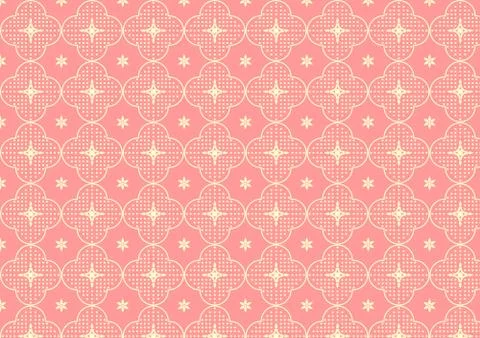Cherry blossoms or sakura pattern on pastel color Stock Illustration