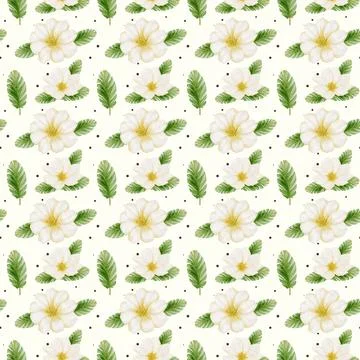 Cherry blossoms pattern design for textile and packaging Stock Illustration