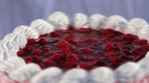Cherry, cake Stock Footage 51231761