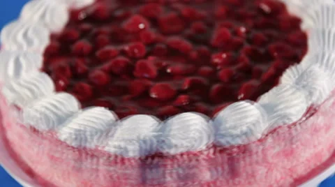 Cherry cake Stock Footage 51231856
