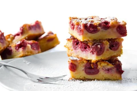 Cherry cake Stock Photos