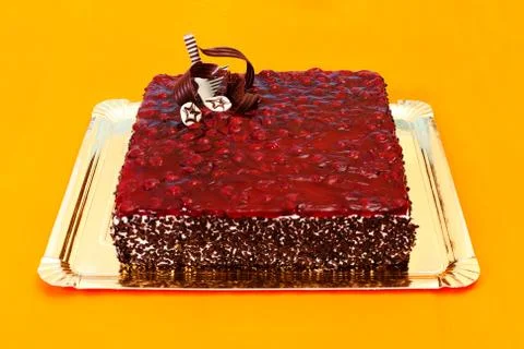 Cherry cake Stock Photos