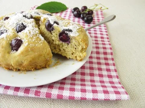 Cherry cake Foto stock