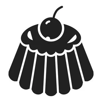 Cherry candy icon, simple style 스톡 일러스트