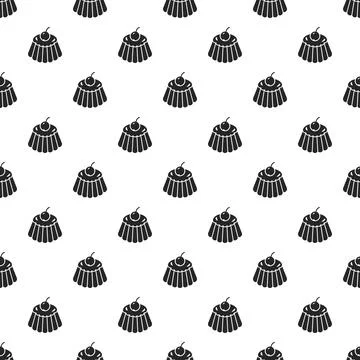 Cherry candy pattern seamless Illustrazione stock