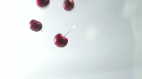 CHERRY CASCADE Stock Footage 65416195