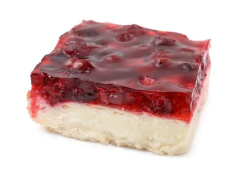 Cherry cheesecake Stock Photos