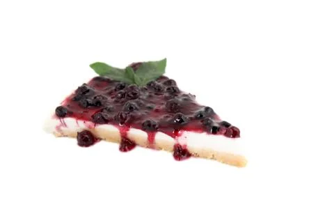 Cherry cheesecake Stock Photos