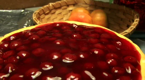 Cherry Chesse Cake 스톡 동영상 93935
