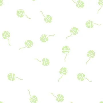 Cherry in chocolate glyph vector seamless pattern Stockillustratie