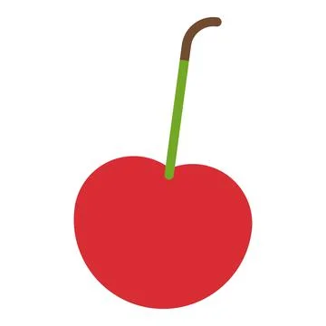 Cherry clip art vector illustration Stock Illustration