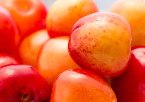 Cherry close up pattern Foto stock