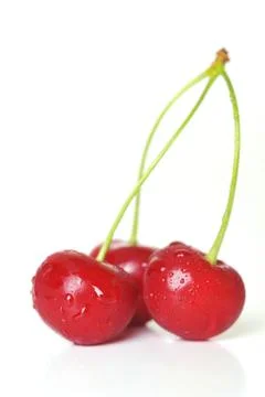 Cherry closeup Stock Photos