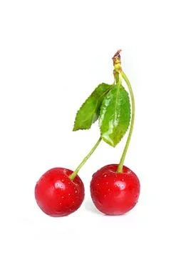 Cherry closeup Stock Photos