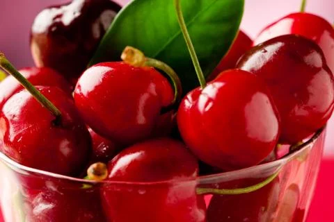 Cherry cocktail 3 Stock Photos