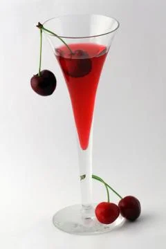 Cherry cocktail Stock Photos