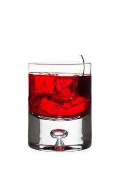 Cherry cocktail Fotos Stock