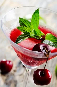 Cherry Cocktail Foto stock