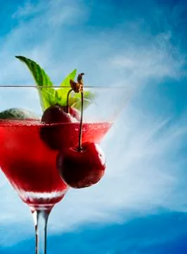 Cherry Cocktail Stock Photos