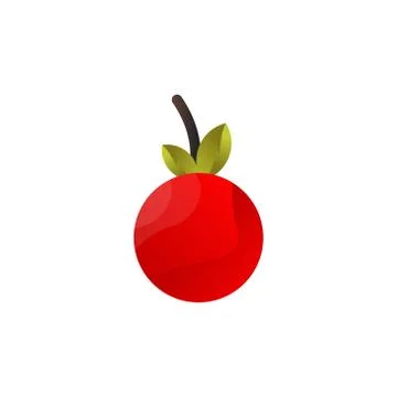 Cherry colorful vector design template illustration Stock-Illustration