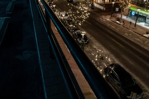 Cherry Creek Lights Timelapse 4K 스톡 동영상 145920156