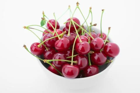 Cherry is in a cup Foto stock