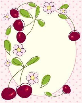 Cherry design Stock Illustration