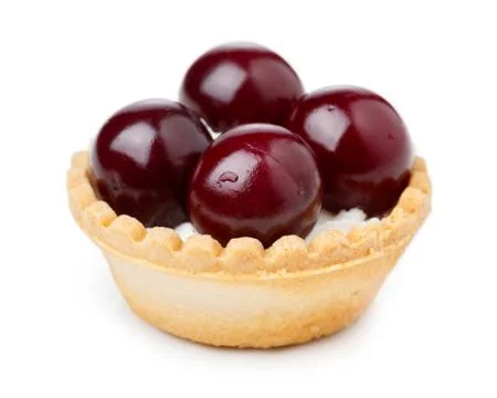 Cherry dessert Stock Photos