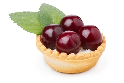 Cherry dessert Fotos Stock