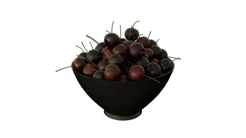 Cherry Fruit 3d Render Stock Illustration