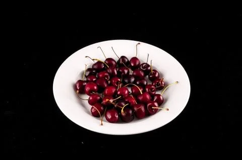 Cherry Fruit Background Texture Pattern Stock Photos