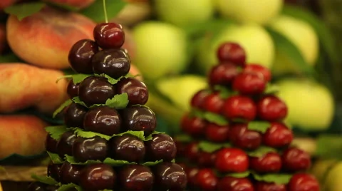 Cherry fruit Stock Footage 44302729