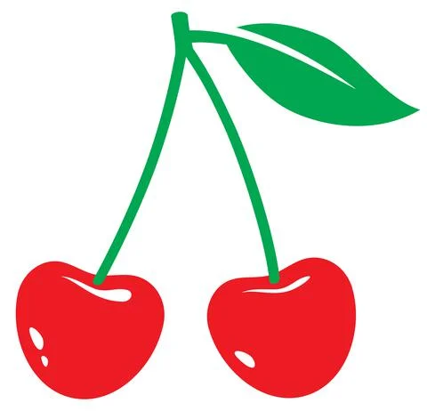 Cherry fruit Stock Illustration