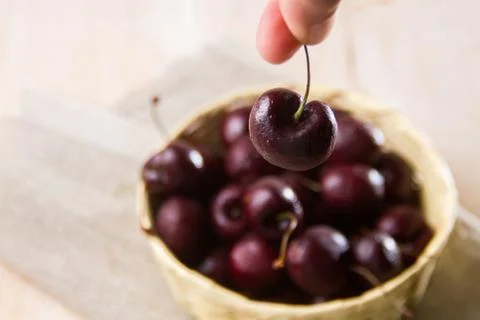 Cherry fruit Stock Photos