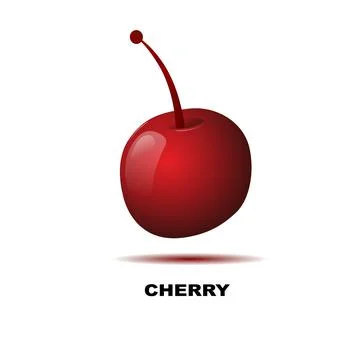 Cherry fruit realistic vector AD254 Stock Illustration