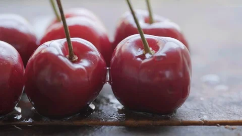 Cherry Fruits Close Up Stock Footage 108602263