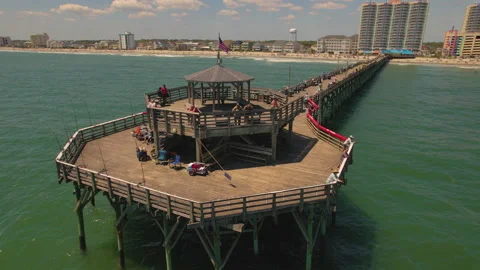 Cherry Grove Pier 스톡 동영상 221871004