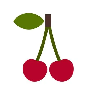 Cherry icon Stock Illustration