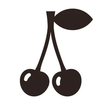 Cherry icon Stock Illustration