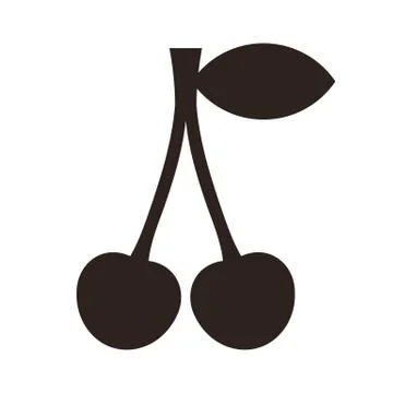 Cherry icon Stock Illustration
