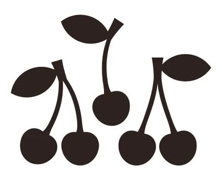 Cherry icon Stock Illustration