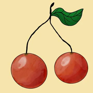 Cherry Illustrazione stock